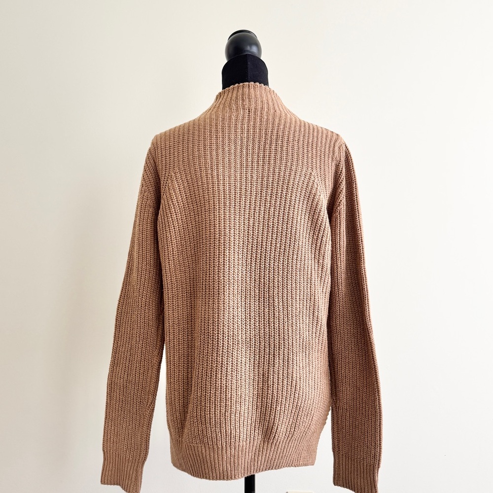 Vintage White Closet Knitted Sweater – Size 8 – Tan hand knit - Picture 2 of 5
